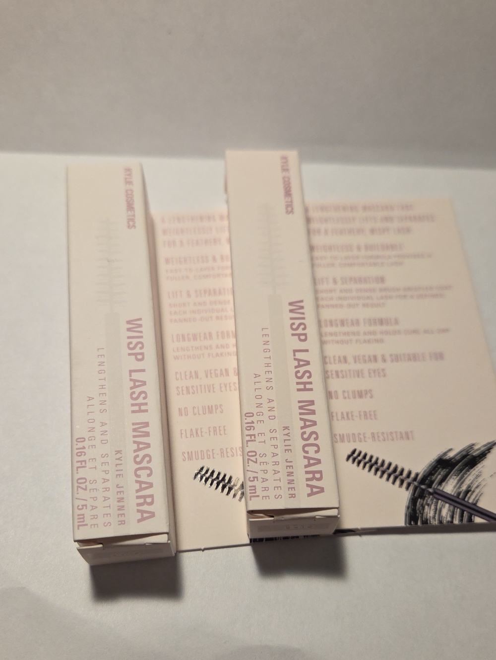 Duo Kylie Cosmetics Wisp Lash Mascara - Black